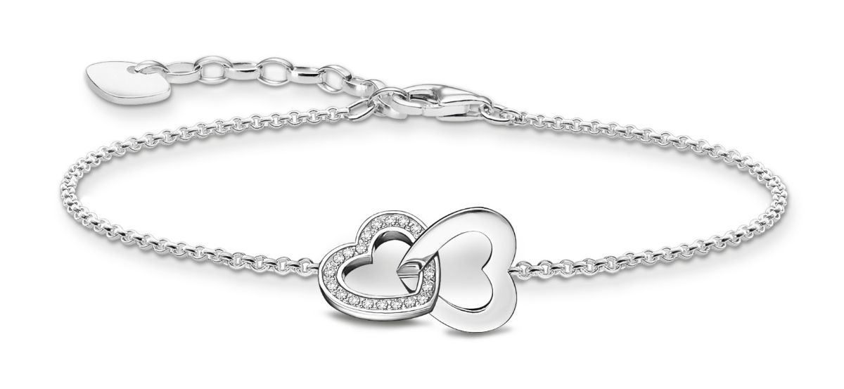 Thomas Sabo intertwined hearts heart bracelet A2163-051-14-L19v