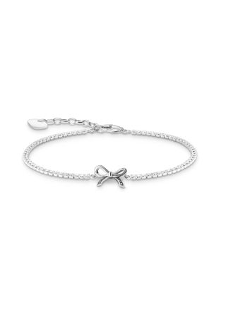 Thomas Sabo True Romance Silver Bow with white zirconia tennisbracelet A2172-643-14-L19V