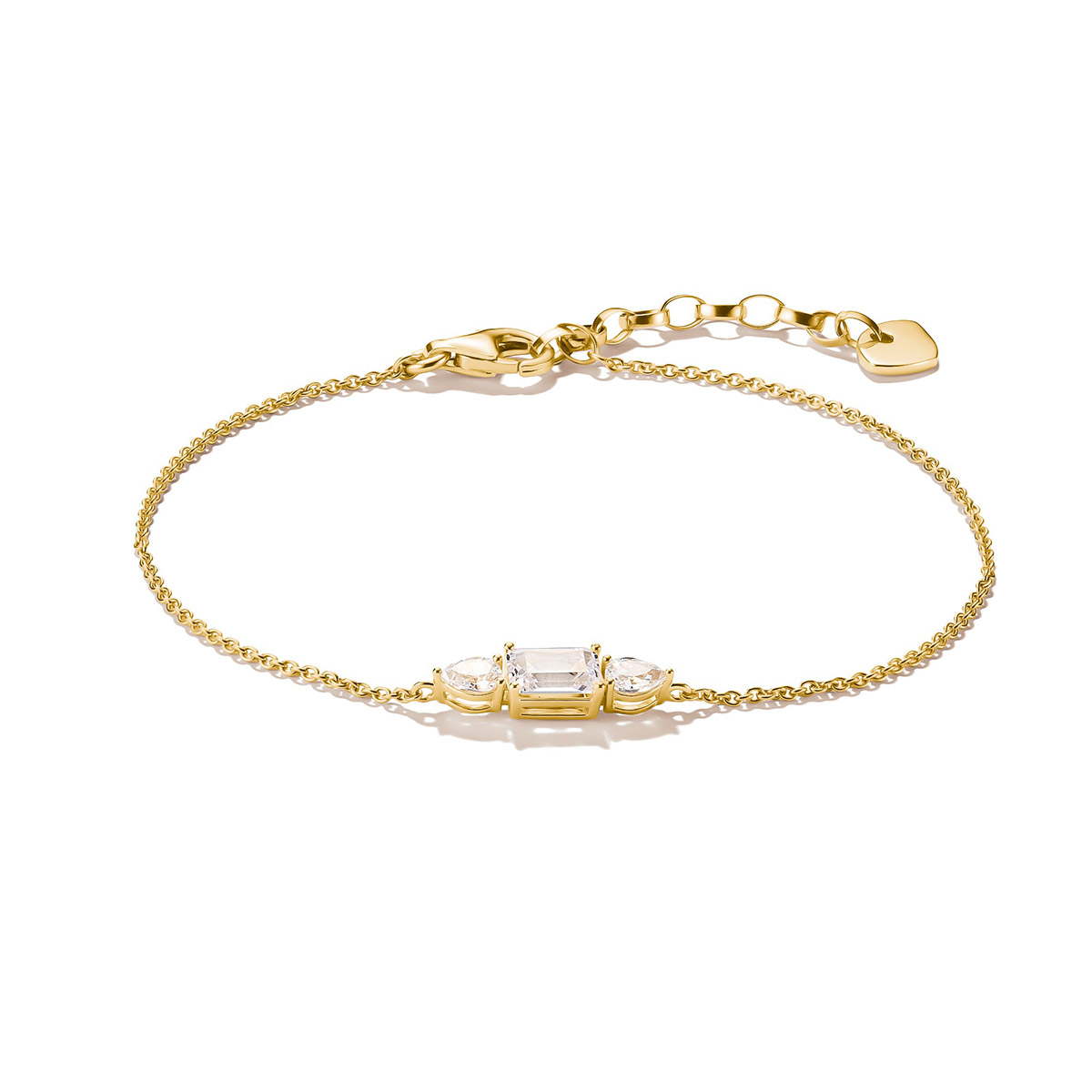 Thomas Sabo Bold Elegance gold-plated bracelet A2221-414-14-L19V