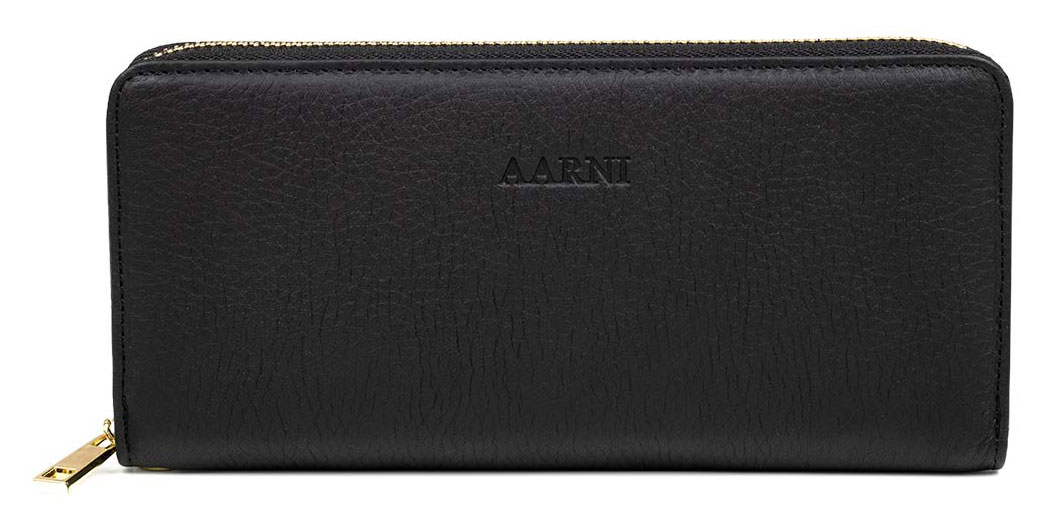 Aarni Elk Leather Clutch Wallet