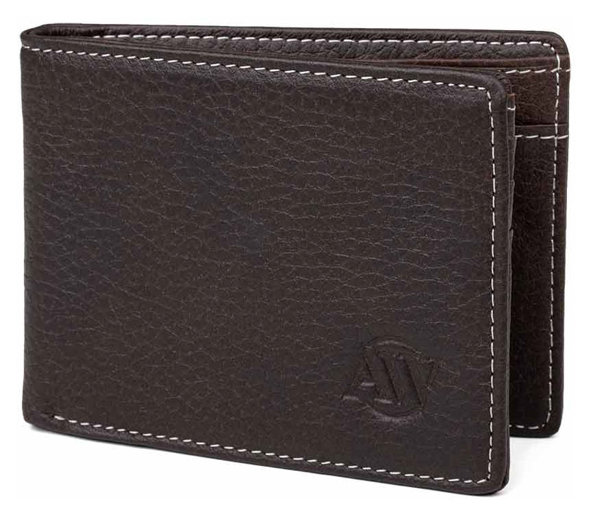 Aarni Elk Leather Wallet with Coin Pocket