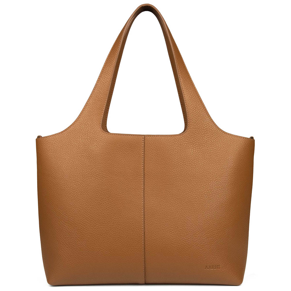 Aarni Aava Tote cognac leather bag