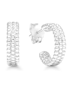 Silver earrings AE-18258