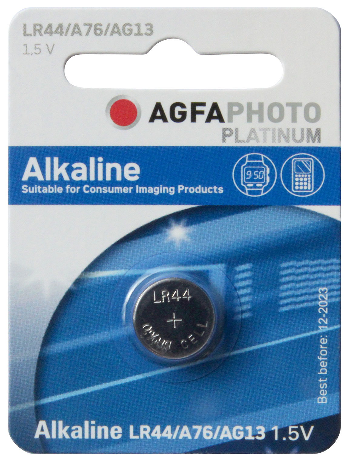 Agfaphoto Platinum button battery LR44 1,5V 