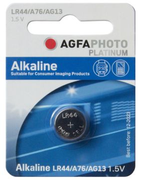 Agfaphoto Platinum button battery LR44 1,5V