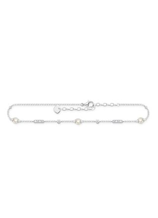 Thomas Sabo with pearls anklet AK0034-167-14-L27V