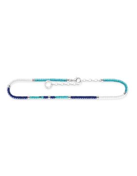 Thomas Sabo with blue stones anklet AK0038-775-7-L27V