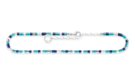 Thomas Sabo with blue stones anklet AK0039-775-7-L27V