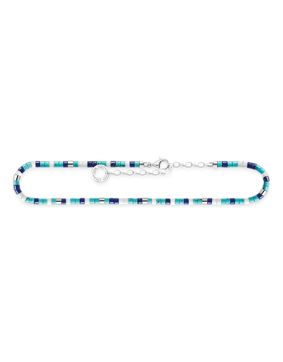 Thomas Sabo with blue stones anklet AK0039-775-7-L27V
