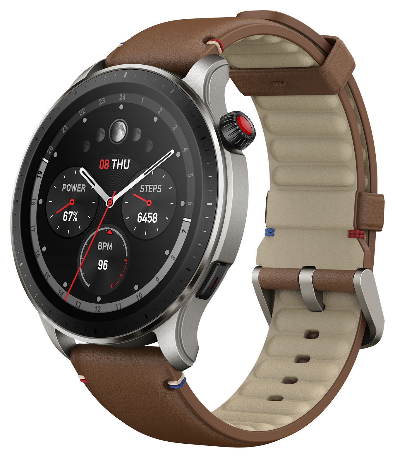 Amazfit GTR 4 Vintage Brown Leather W2166EU3N watchesonline