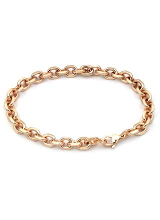 Rocks Steel rose gold colored anchor bracelet 20cm ANK.S.R.7-20