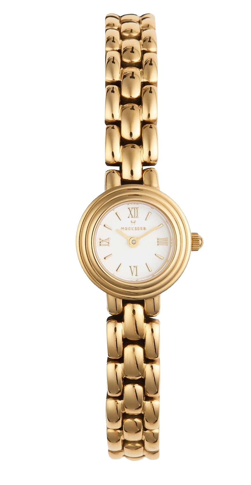 Mockberg Antique gold-colored watch MB0181