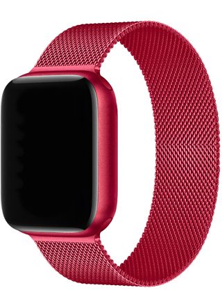 Tiera Apple Watch steel Bracelet red