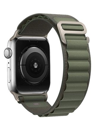 Tiera Apple Watch Green Alpine Textile Strap