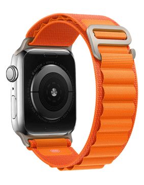 Tiera Apple Watch Orange Alpine Textile Strap