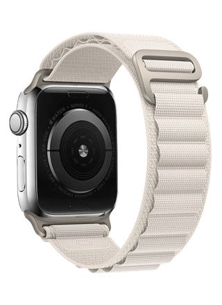 Tiera Apple Watch White Alpine Textile Strap