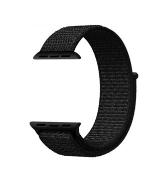 Tiera Apple Watch nylon strap black