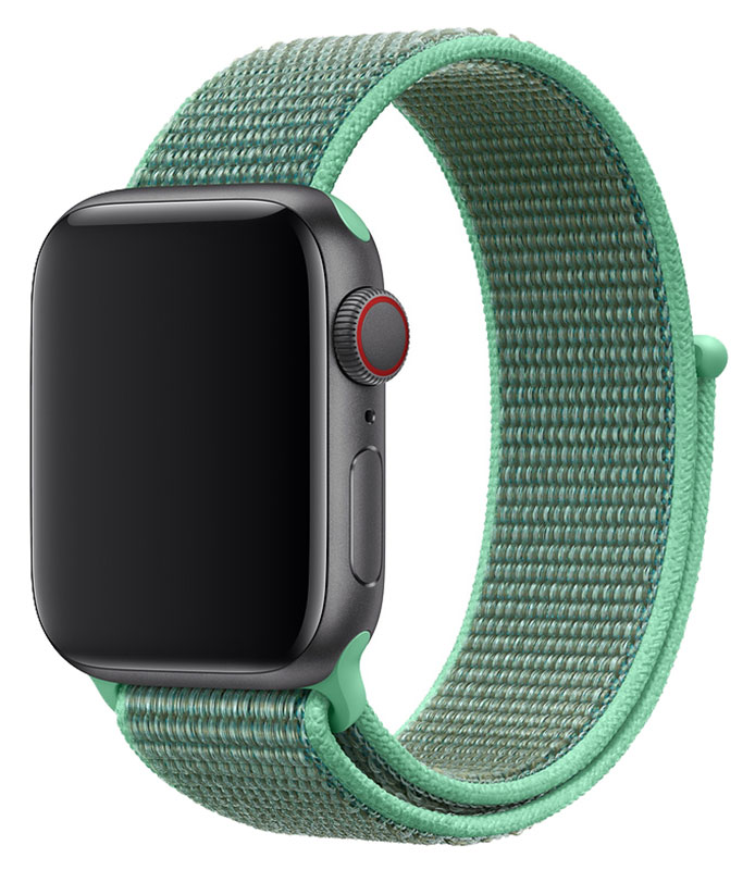Green nylon apple watch band clearance
