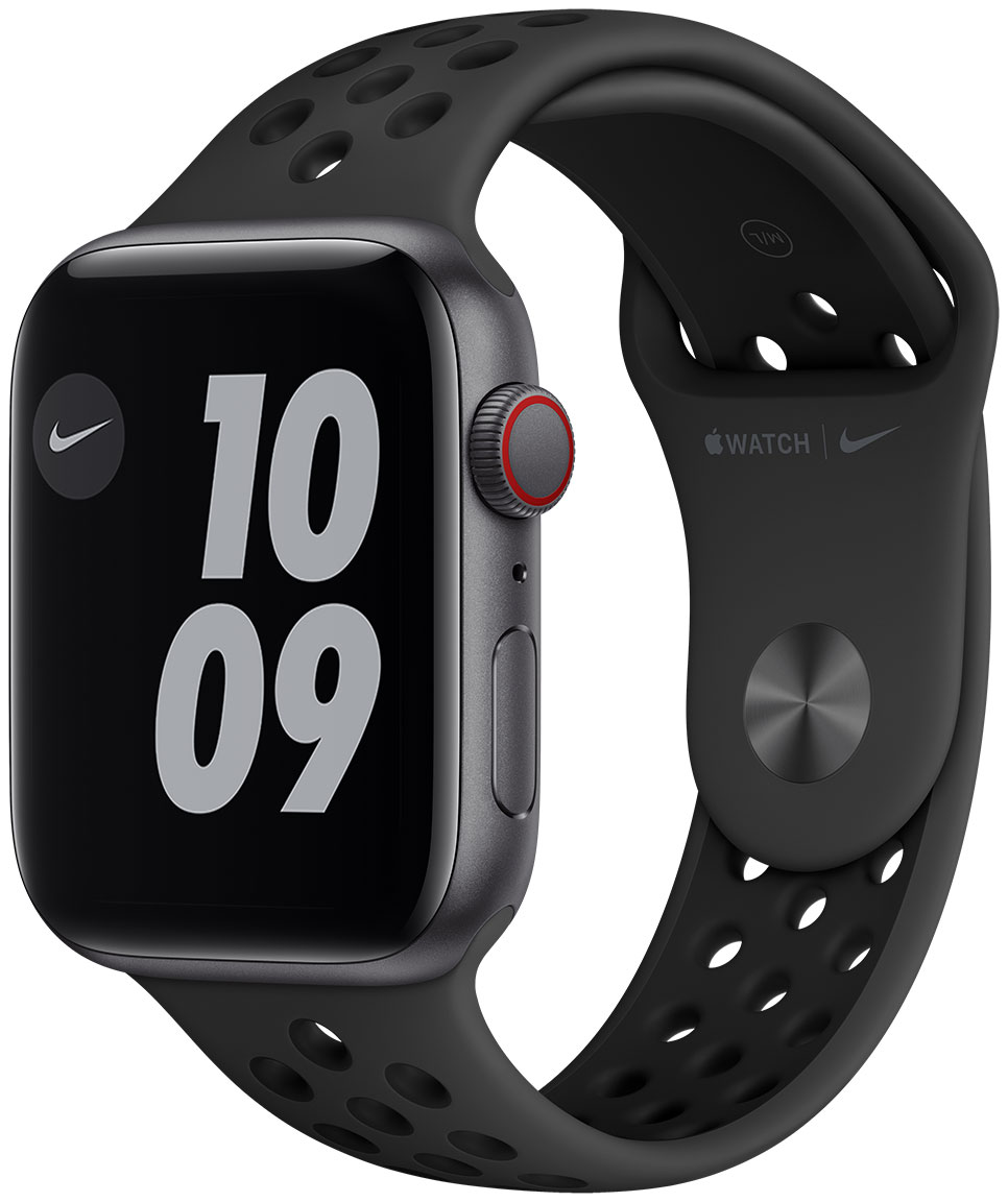 Apple Watch Nike SE GPS Cellular Space Gray Aluminium Case 44 mm with Anthracite Black Nike Sport Band MG0A3KS A watchesonline