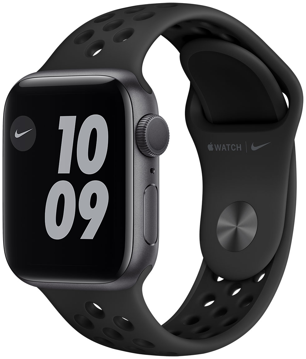 Silver aluminum case with nike sport band deals