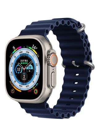 Tiera Apple Watch Blue Ocean Silicone Strap