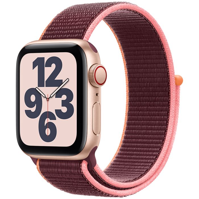 Apple Watch SE GPS Cellular Gold Aluminium Case 40 mm with Plum