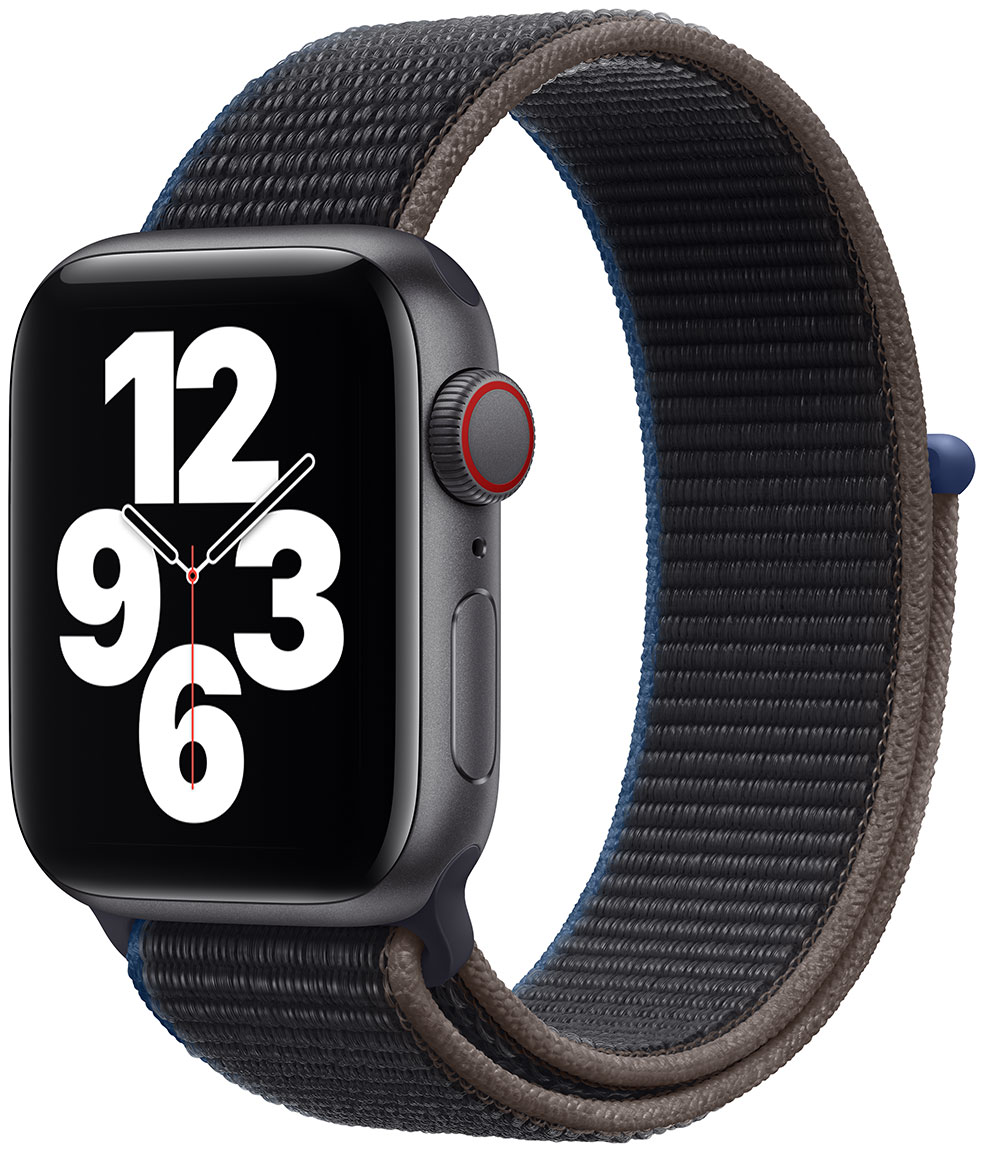 Apple Watch SE GPS Cellular Space Gray Aluminium Case 40 mm with Charcoal Sport Loop MYEL2KS A watchesonline