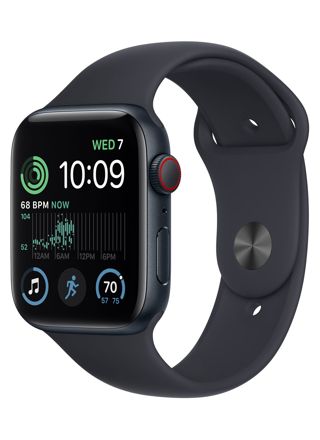 Apple Watch SE GPS + Cellular Midnight Aluminium Case 44 mm Midnight Sport Band MNPY3KS/A