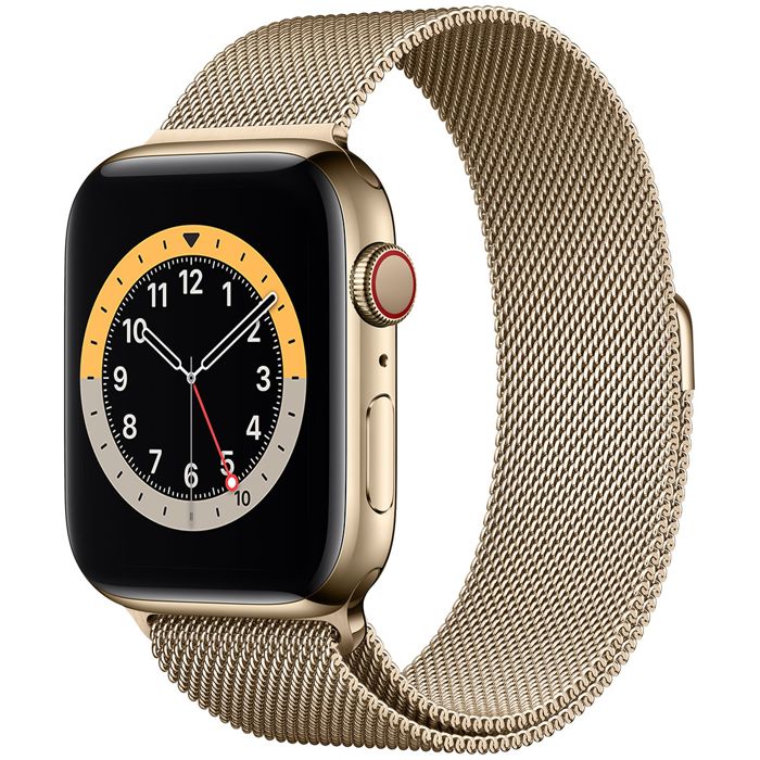 Apple Watch Series GPS Cellular Gold Stainless Steel Case 44