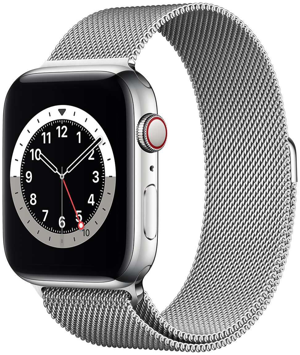 Apple watch 4 stainless steel case with milanese loop sales