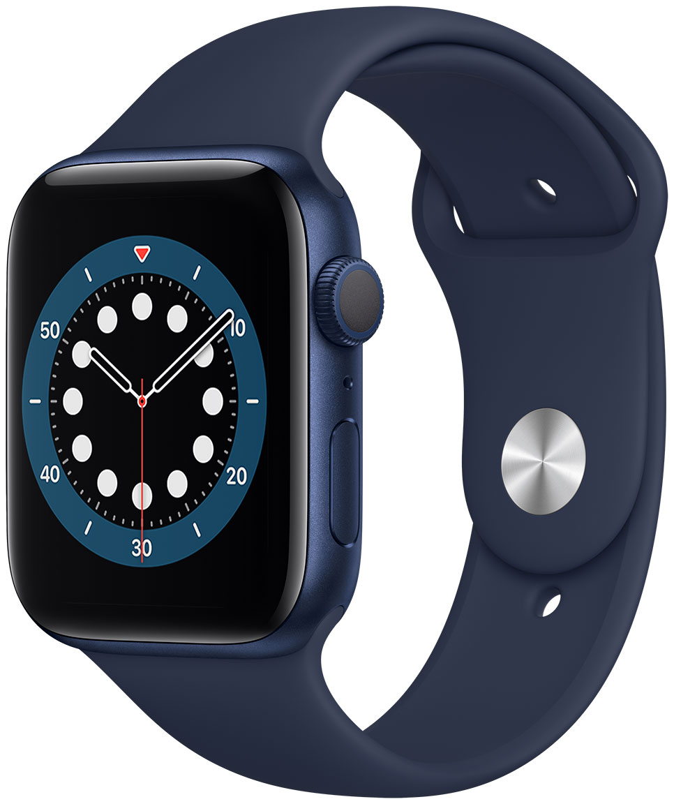 Apple Watch Series 6 GPS Blue Aluminium Case 44 mm with Deep Navy