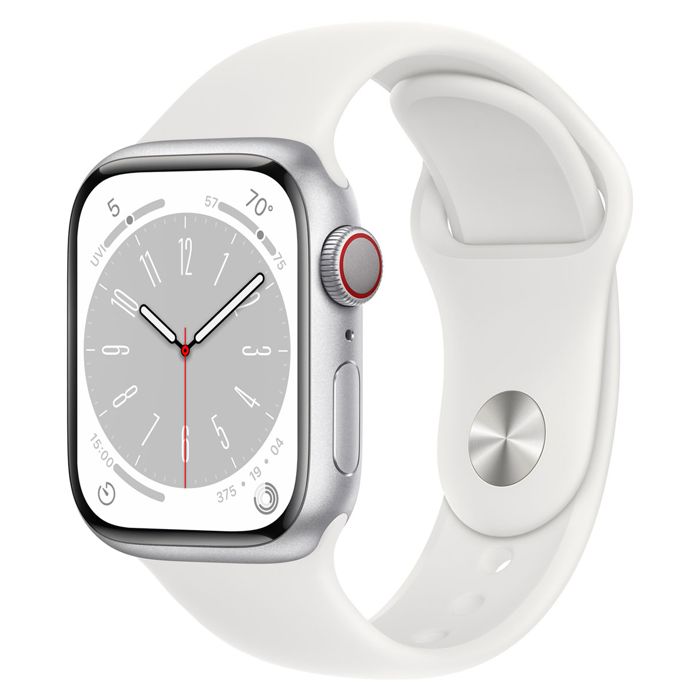 Apple Watch Series GPS Cellular Silver Aluminium Case 45 mm