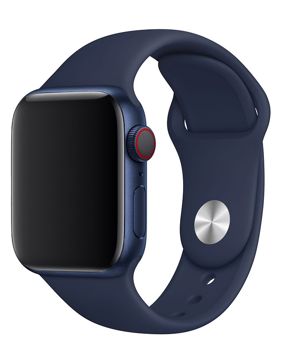 Tiera Apple Watch silicone strap dark blue