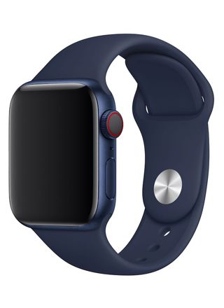 Tiera Apple Watch silicone strap dark blue