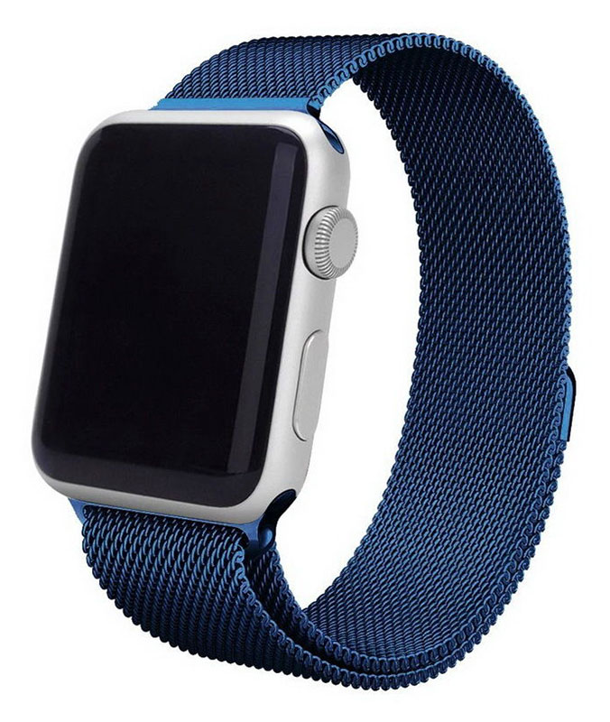 Tiera Apple Watch steel Bracelet blue 38/40/41mm