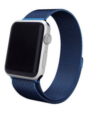 Tiera Apple Watch steel Bracelet blue