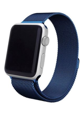 Tiera Apple Watch steel Bracelet blue