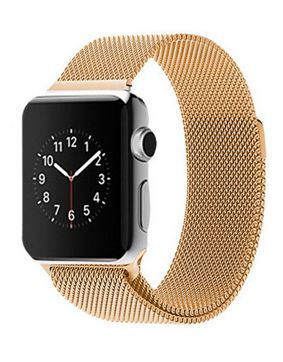 Tiera Apple Watch steel Bracelet yellow gold