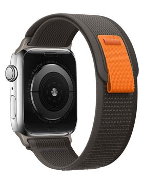 Tiera Apple Watch Black-Grey Trail Nylon Strap