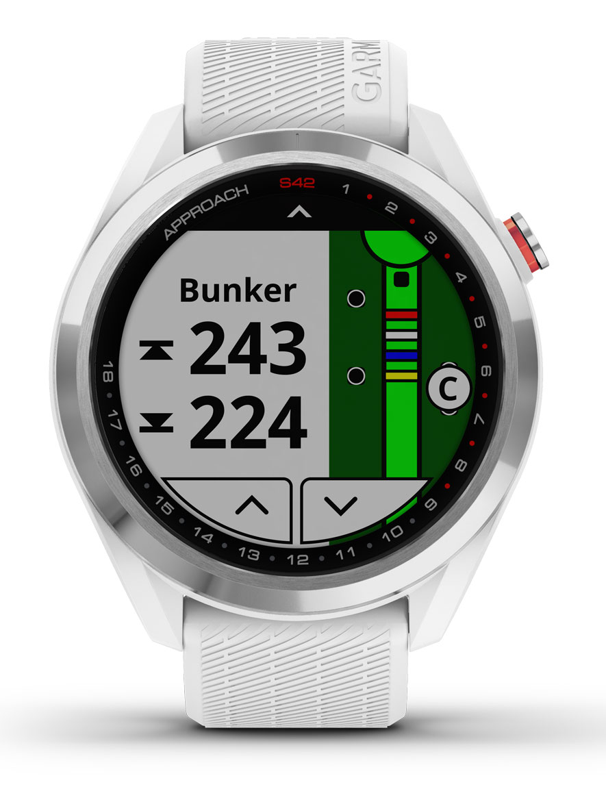 ガーミン GARMIN010-02572-21 [Approach S42 White/Silver (アプローチ