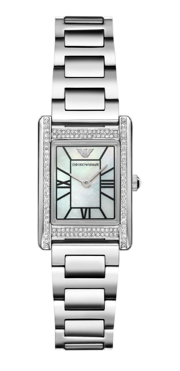 Emporio Armani Genni Silver MOP AR11625 