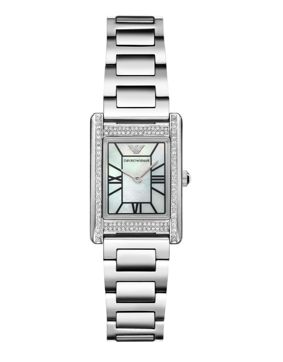 Emporio Armani Genni Silver MOP AR11625