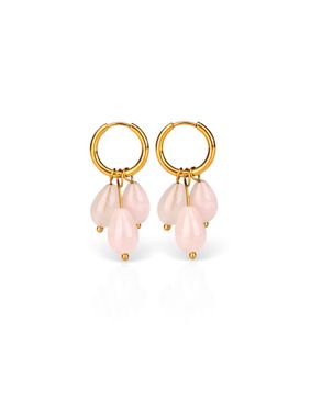 Madoww Aura Cascade Pink Blossom earrings