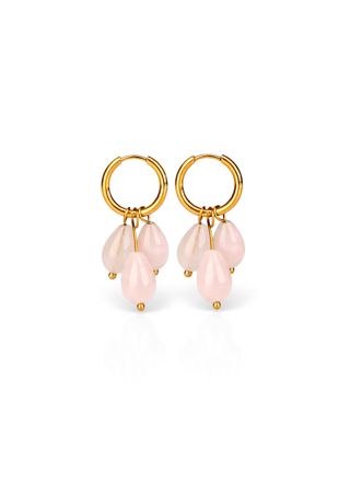 Madoww Aura Cascade Pink Blossom earrings