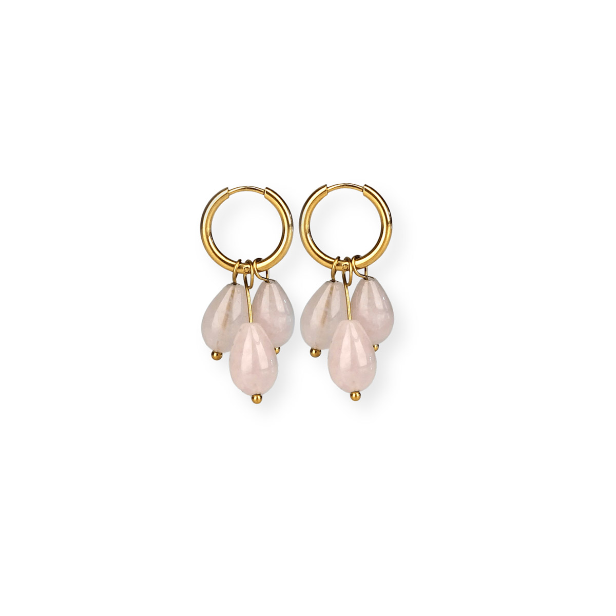 Madoww Aura Cascade Pink Blossom earrings