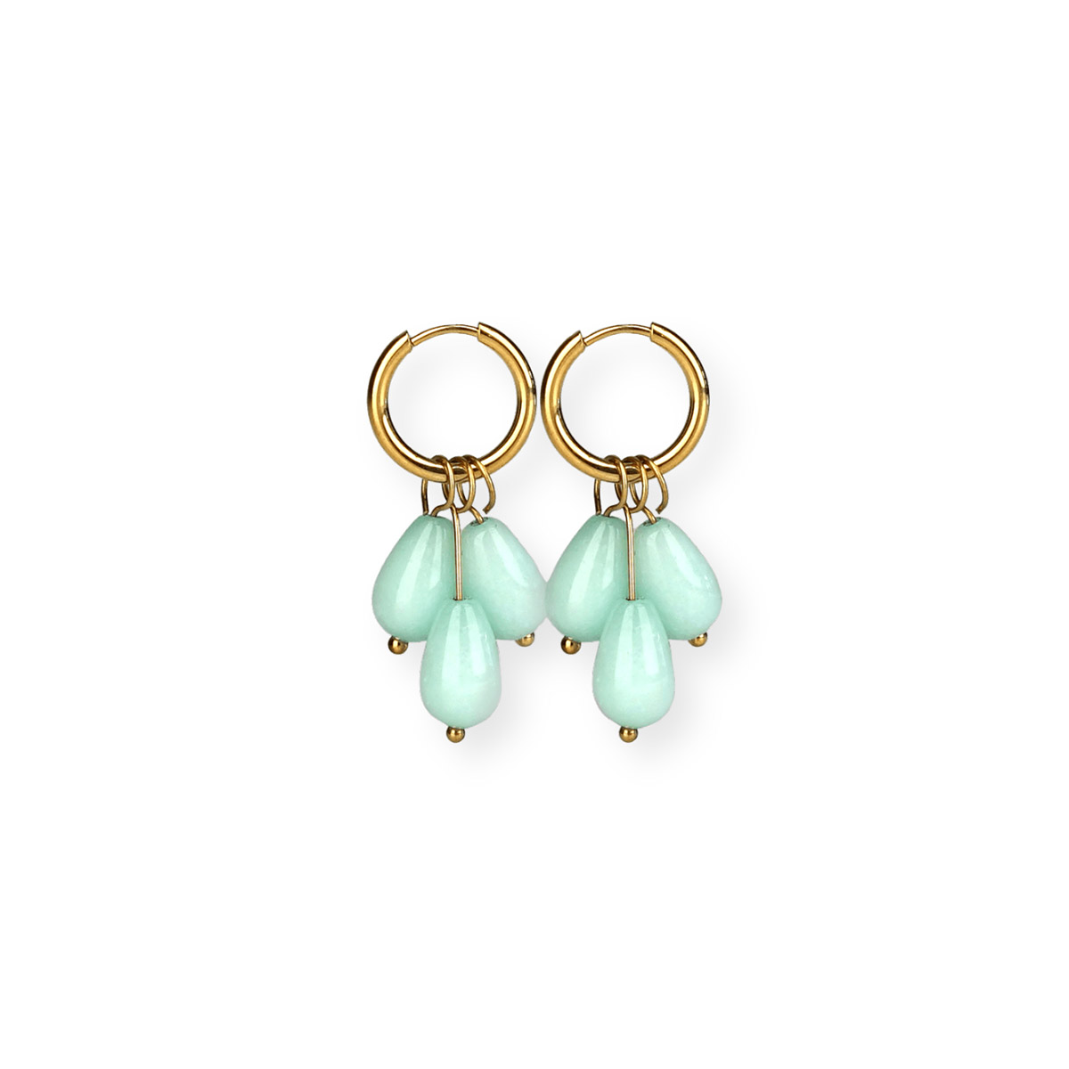 Madoww Aura Cascade Blue Mist earrings