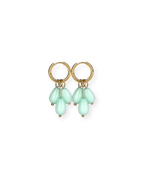 Madoww Aura Cascade Blue Mist earrings