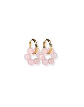 Madoww Aura Circle Pink Blossom earrings