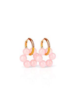 Madoww Aura Circle Pink Blossom earrings