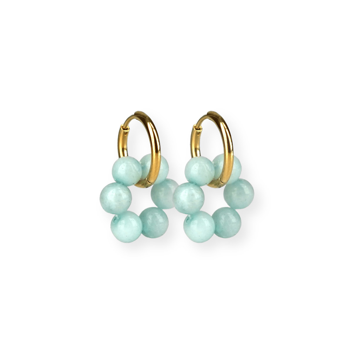 Madoww Aura Circle Blue Mist earrings